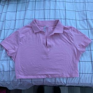 Pink Crop top